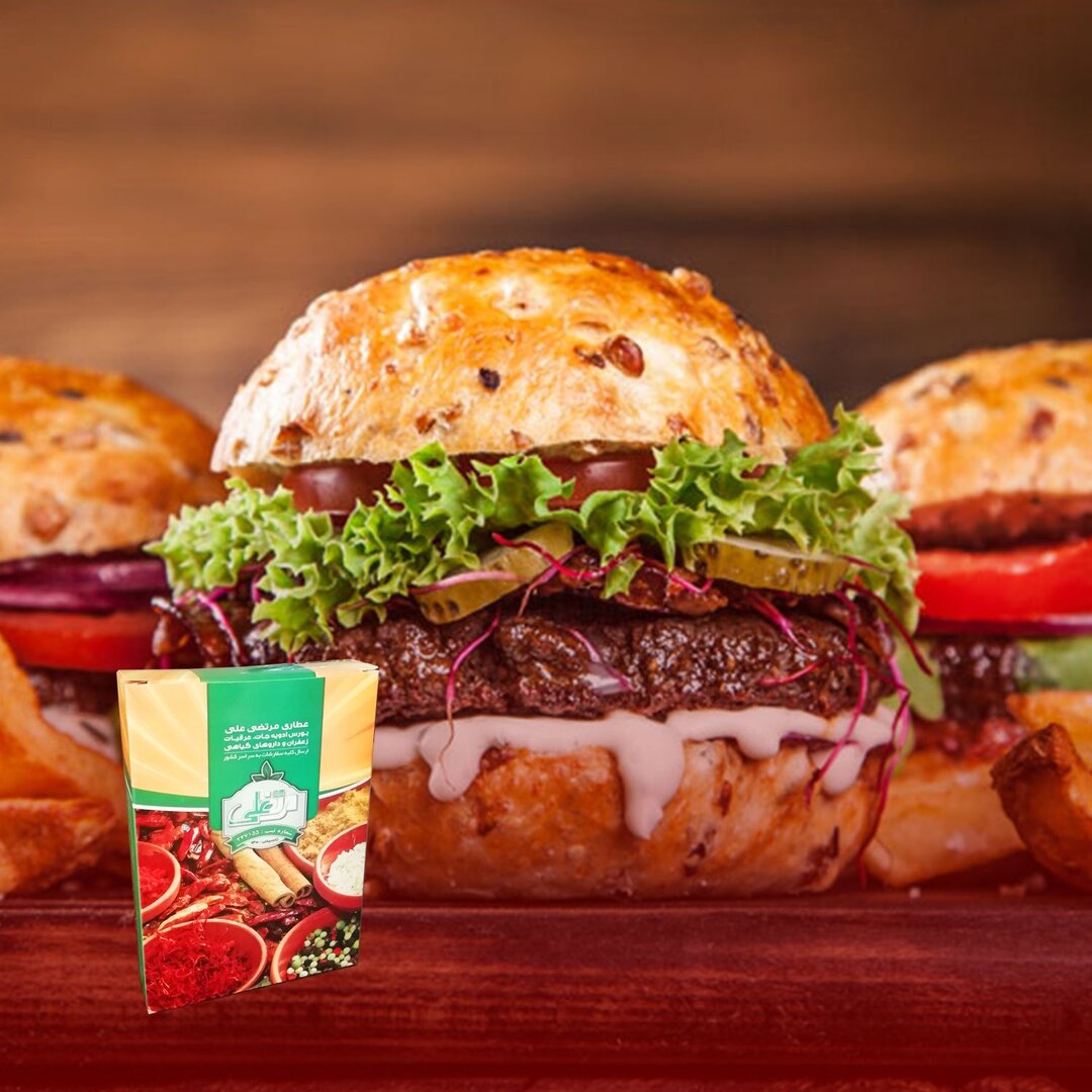 ادویه همبر و کتلت  وگوشت ربع کیلویی